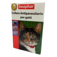 Beaphar Collare Antiparassitario Rosso per Gatti da 35cm
