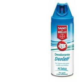 Bayer Deodorante Deolett Gatti Al Talco Sano e Bello Spray 200 Ml 