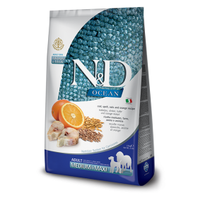 Farmina N&D Low Grain Cane Adult Medium Merluzzo e Arancia Kg.2,5