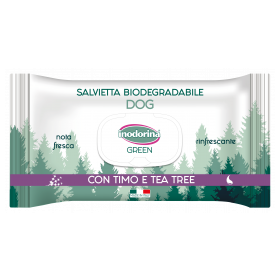 Inodorina Green Salvietta Bio Timo e Tea Tree 30 Pezzi