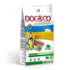 Adragna Pet Food Cane Dog & Co Wellness Adult Mini Prosciutto e riso 800 Gr.