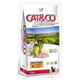 Adragna Pet Food Gatto Cat & Co Wellnes Adult Fitness Pollo e Piselli 1,5 Kg