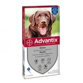 Bayer Advantix Spot On cani Grandi oltre 25 kg. fino a 40 Kg