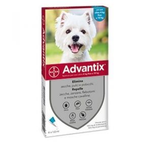 Bayer Advantix Spot On cani Piccoli 4-10 kg