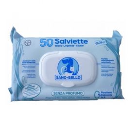 Bayer Salviette Detergenti Sano e Bello neutra senza profumo 50 pezzi