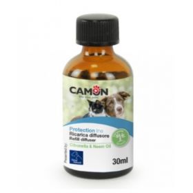 Camon Protection Ricarica Diffusore per ambienti con Citronella e Olio Neem - 30 ml
