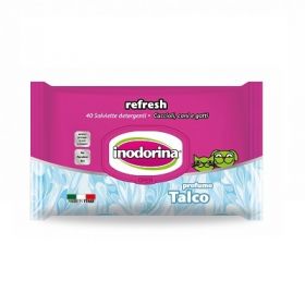 Inodorina Refresh Sensitive Salviette Detergenti al Talco 40 pezzi