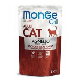 Monge Grill Cat Adult Agnello Buste per Gatto da 85 gr.
