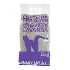 Natural Code Lettiera Bentonite Lavanda Sabbie per Gatto 5 Kg. 