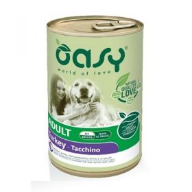 Oasy Dog Adult Lifestage Tacchino Patè umido per Cane 400 gr