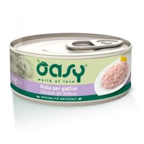 Oasy Wet Cat al Pollo per Gattini in lattina 150 gr