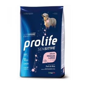 Prolife Dog Sensitive Maiale e Patate  medium large 2,5 Kg 