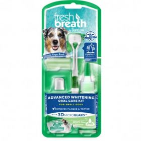 TropiClean Fresh Breath Kit d'Igiene Dentale per Cani taglia piccola