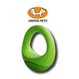 United Pets Rogz Pop Upz -Gioco da Lancio e riporto in gomma per Cani Medio Verde LIme